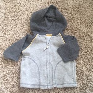 Gray baby hoodie